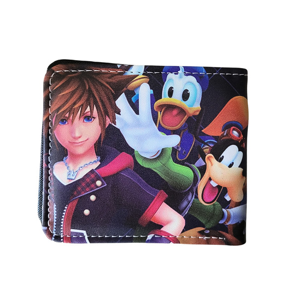 Square Enix video Game Kingdom Hearts Sora Cosplay One Size Leather Purse Wallet - Picture 2 of 3